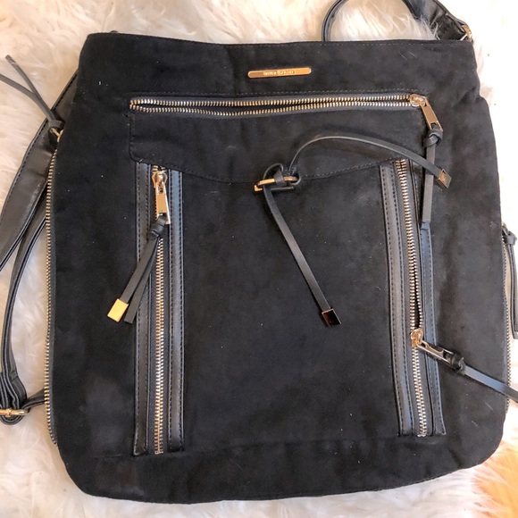 River Island Black Suede Bag - Picture 2 of 8